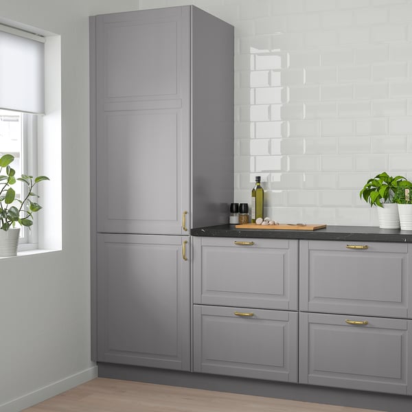 BODBYN Puerta, gris, 12x30 "