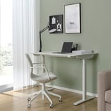 BOLLSIDAN Escritorio sentado/de pie, eléctrico/blanco, 47 1/4x27 1/2 "