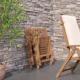 BONDHOLMEN Sillón reclinable, exterior, marrón