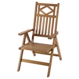 BONDHOLMEN Sillón reclinable, exterior, marrón