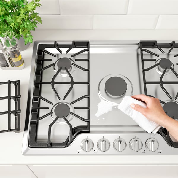 BRÄNNPUNKT Estufa de gas, acero inoxidable, 30 "