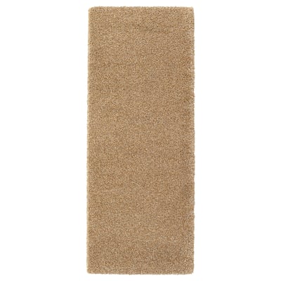 BREVBÄRARE Alfombra, pelo largo, beige intenso, 2 ' 7 "x6 ' 7 "