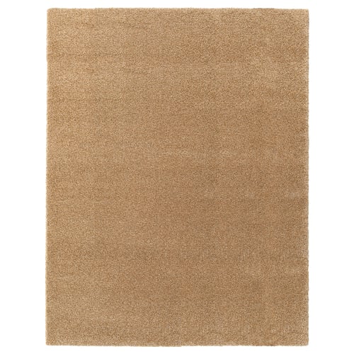 BREVBÄRARE Alfombra, pelo largo, beige intenso, 7 ' 10 "x10 ' 0 "