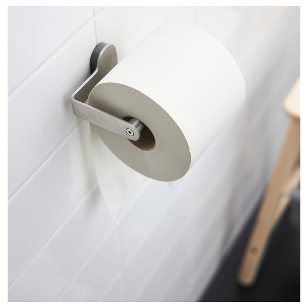 BROGRUND Soporte para papel higiénico, acero inoxidable