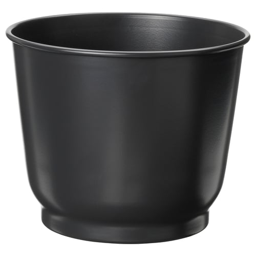 BROKTRAST Maceta, interior/exterior/gris oscuro, 6 "