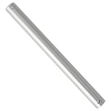 BRUNALGER Varilla extensión ventilador techo, color plateado, 11 3/4 "
