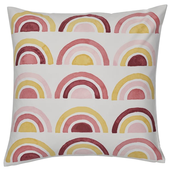 BRUNTÅG Funda para cojín, rosado claro, 20x20 "