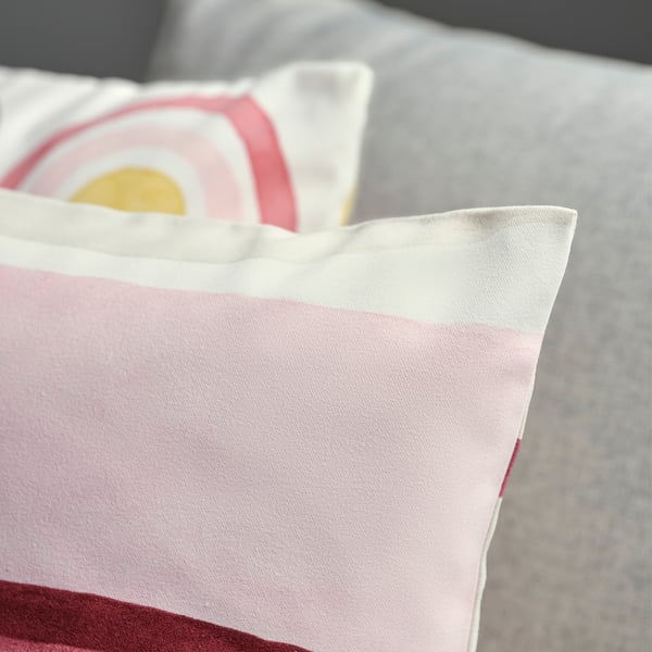 BRUNTÅG Funda para cojín, rosado claro, 20x20 "