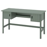 BRYTNING Escritorio, verde, 53 1/8x20 7/8x29 1/2 "