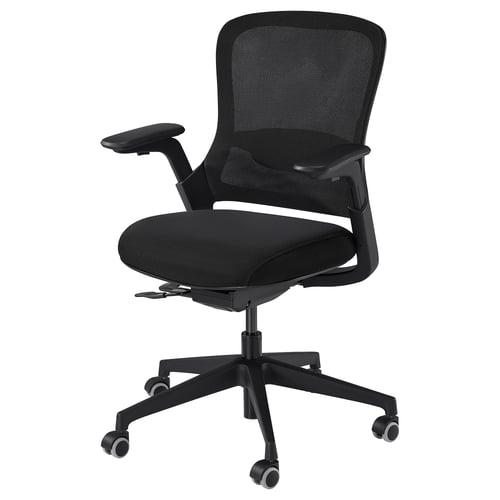 CENTERHALV Silla de trabajo, negro