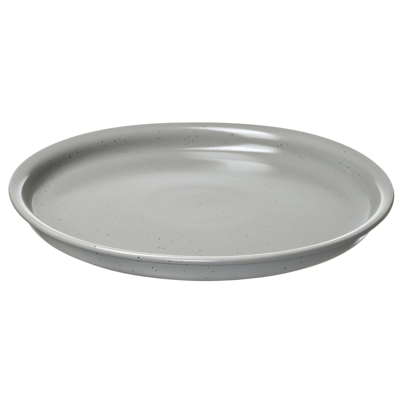 DAGGASTER Plato, lunares/gris, 10 "