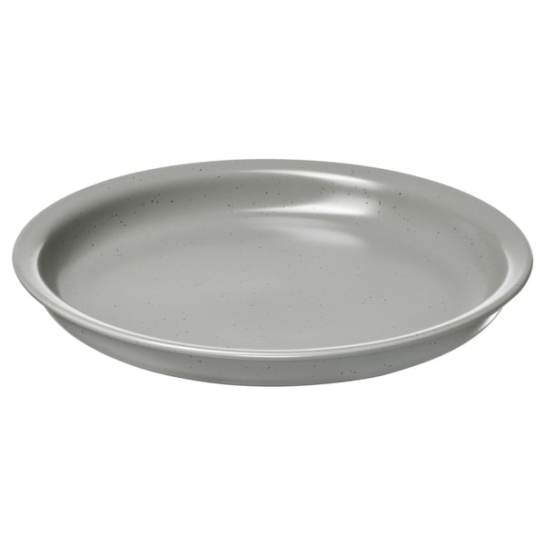 DAGGASTER Plato, lunares/gris, 8 "