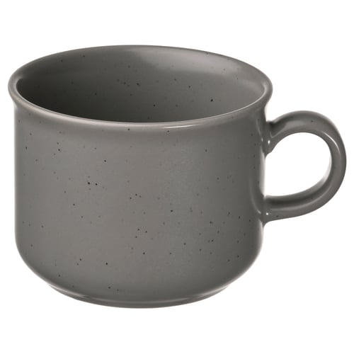 DAGGASTER Taza, lunares/gris, 14 oz