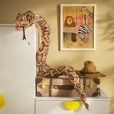 DJUNGELSKOG Títere de guante, serpiente/pitón de Birmania