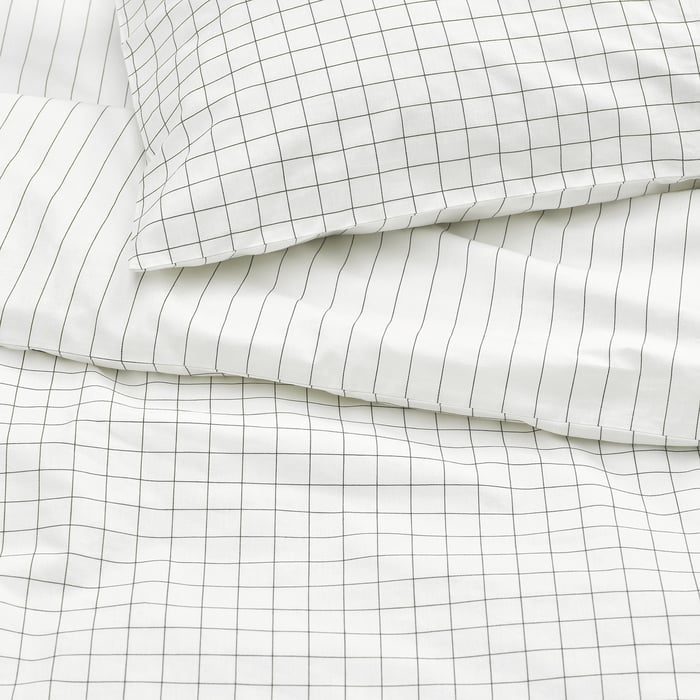 BRUNKRISSLA Funda Nórdica Funda(s) De Almohada, Rosado, Tamaño Twin