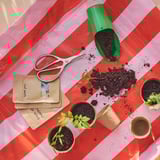 DOFTRIPS Pala de jardinería, verde, 6 3/4 "