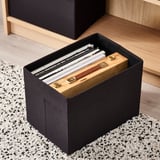 DRÖNA Caja, negro, 9 ¾x13 ¾x9 ¾ "