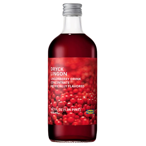 DRYCK LINGON Jarabe de arándanos rojos, 17 oz
