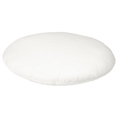 DUVHOLMEN Cojín interior para silla, exterior blanco, 13 3/4 "