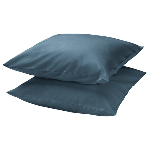 DVALA Funda de almohada, azul, 26x26 "