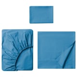 DVALA Juego de sábanas, azul, Tamaño twin