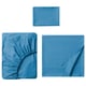 DVALA Juego de sábanas, azul, Tamaño twin