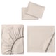 DVALA Juego de sábanas, beige, Tamaño full/doble