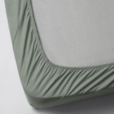 DVALA Juego de sábanas, gris-verde, Tamaño full/doble