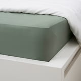 DVALA Juego de sábanas, gris-verde, Tamaño full/doble