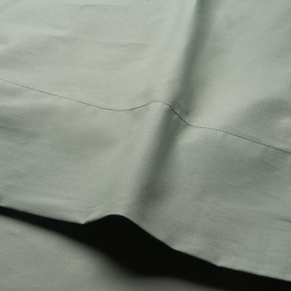 DVALA Juego de sábanas, gris-verde, Tamaño full/doble