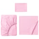 DVALA Juego de sábanas, rosado, Tamaño twin