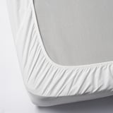 DVALA Sábana ajustable, blanco, Tamaño twin X-largo