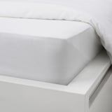 DVALA Sábana ajustable, blanco, Tamaño twin X-largo