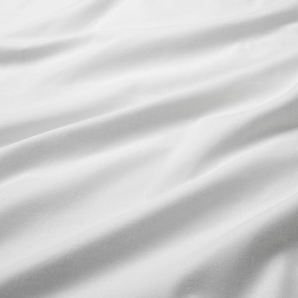 DVALA Sábana ajustable, blanco, Tamaño twin X-largo
