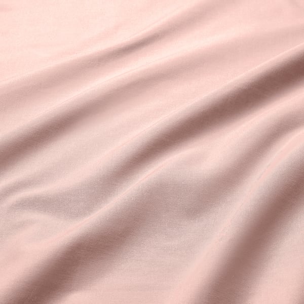 DVALA Sábana ajustable, rosado claro, Tamaño twin X-largo