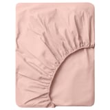 DVALA Sábana ajustable, rosado claro, Tamaño twin X-largo