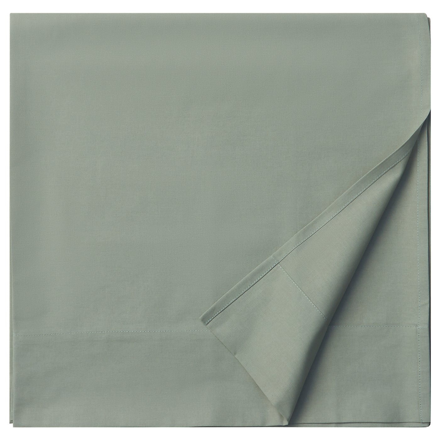 DVALA Sábana encimera, gris-verde, Twin/Twin extra largo