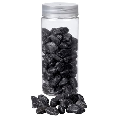 DYFT Adorno, piedras, gris oscuro, 1 lb 8 oz