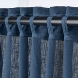 DYTÅG Cortinas, 1 par, azul oscuro/+cinta de fruncir, 57x98 "