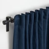DYTÅG Cortinas, 1 par, azul oscuro/+cinta de fruncir, 57x98 "