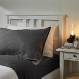 DYTÅG Funda de almohada, gris oscuro, Tamaño King
