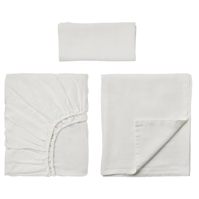DYTÅG Juego de sábanas, blanco, Tamaño twin