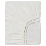 DYTÅG Sábana ajustable, blanco, Tamaño queen
