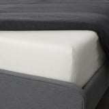 DYTÅG Sábana ajustable, blanco, Tamaño queen