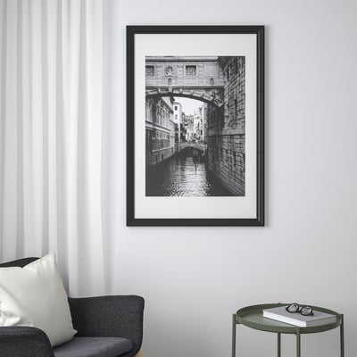 EDSBRUK Marco, teñido en negro, 24x35 ¾ "