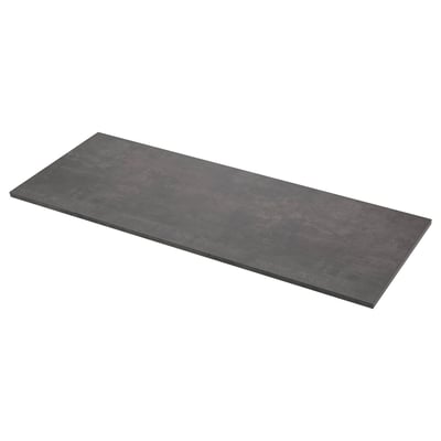 EKBACKEN Barra de cocina, efecto de concreto/laminado, 74x1 1/8 "