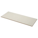 EKBACKEN Barra de cocina, mate beige/con diseño laminado, 98x1 1/8 "