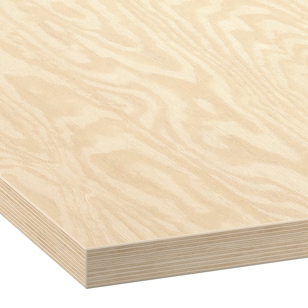 EKBACKEN Encimera de cocina, efecto contrachapado/laminado, 74x1 1/8 "