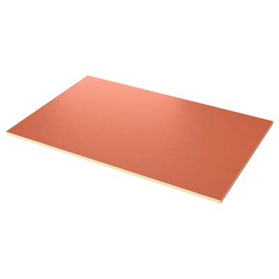 EKBACKEN Encimera para isla de cocina, efecto terracota/laminado, 74x42x1 1/8 "