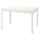 EKEDALEN Mesa extensible, blanco, 47 1/4/70 7/8x31 1/2 "